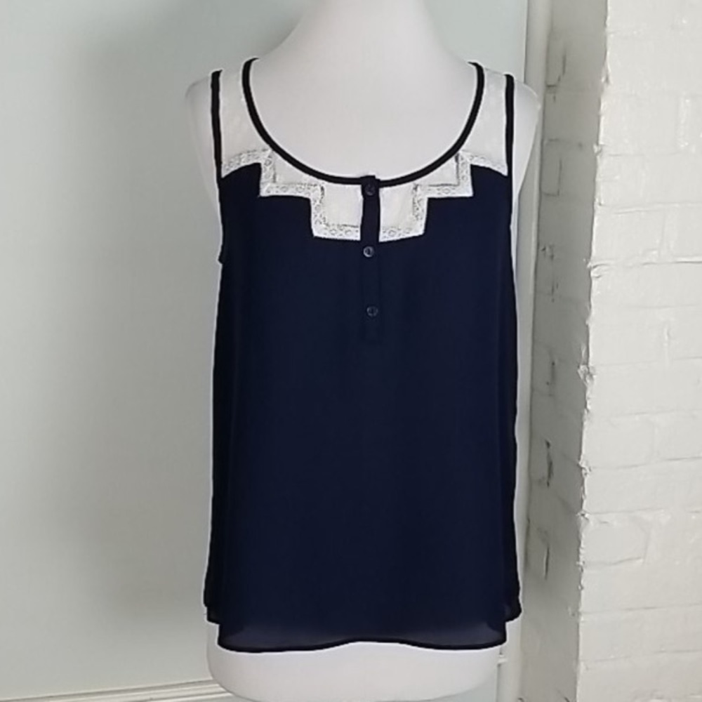 LC Lauren Conrad lace blouse